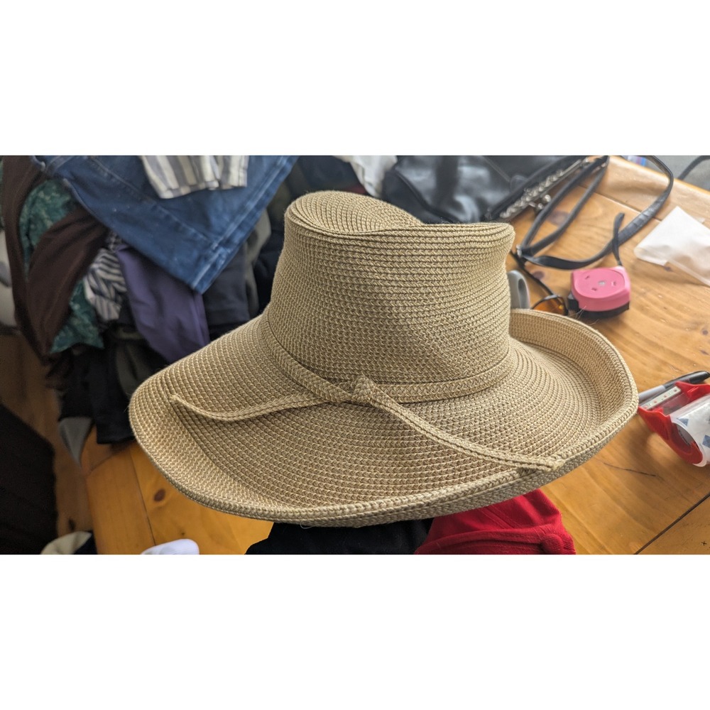 Sunday Afternoons Womens Hat Sand Beach Sun Straw Paper Cotton‎ Blend